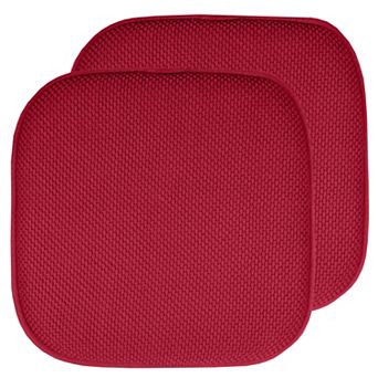 Sweet Home Memory Foam Honeycomb Non-Slip Chair Cushion 2-Pack