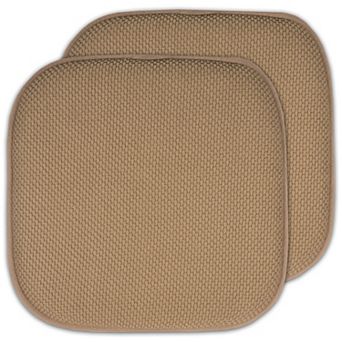 Sweet Home Memory Foam Honeycomb Non-Slip Chair Cushion 2-Pack