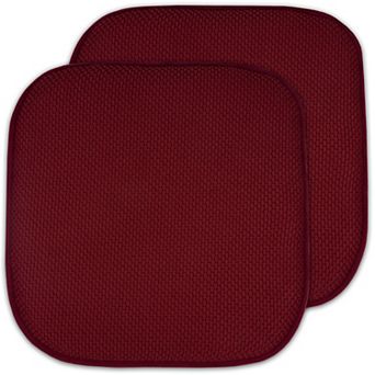 Sweet Home Memory Foam Honeycomb Non-Slip Chair Cushion 2-Pack