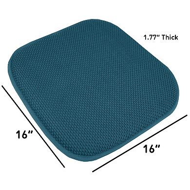 Sweet Home Memory Foam Honeycomb Non-Slip Chair Cushion 4-Pack