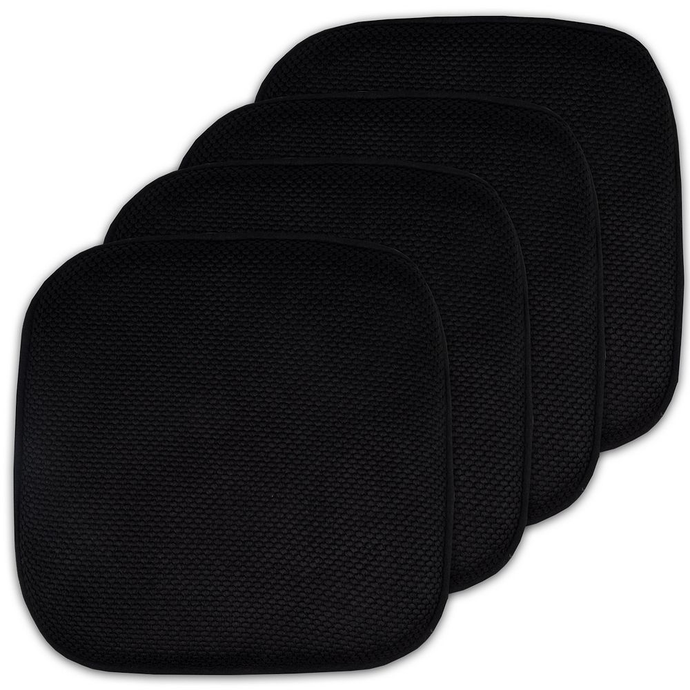Sweet Home Memory Foam Honeycomb Non-Slip Chair Cushion 4-Pack