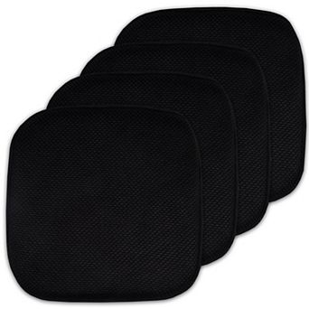 Sweet Home Memory Foam Honeycomb Non-Slip Chair Cushion 4-Pack