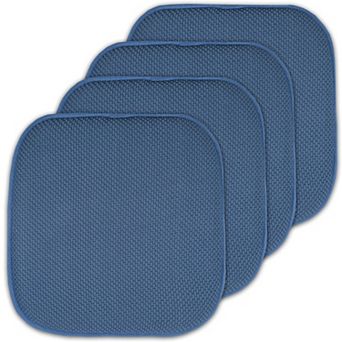 Sweet Home Memory Foam Honeycomb Non-Slip Chair Cushion 4-Pack