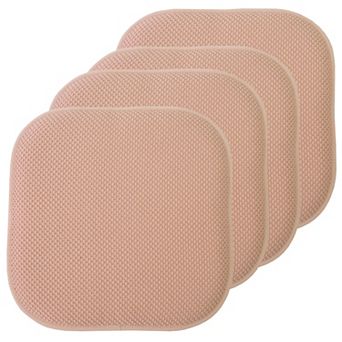 Sweet Home Memory Foam Honeycomb Non-Slip Chair Cushion 4-Pack