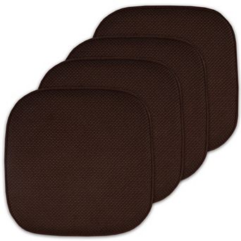 Sweet Home Memory Foam Honeycomb Non-Slip Chair Cushion 4-Pack