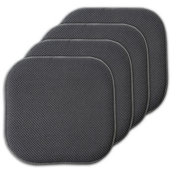 Sweet Home Memory Foam Honeycomb Non-Slip Chair Cushion 4-Pack