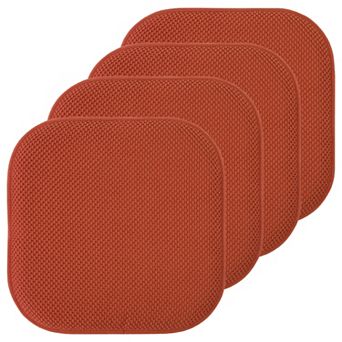 Sweet Home Memory Foam Honeycomb Non-Slip Chair Cushion 4-Pack