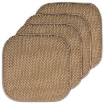 Sweet Home Memory Foam Honeycomb Non-Slip Chair Cushion 4-Pack