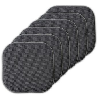 Sweet Home Memory Foam Honeycomb Non-Slip Chair Cushion 6-Pack