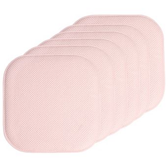 Sweet Home Memory Foam Honeycomb Non-Slip Chair Cushion 6-Pack