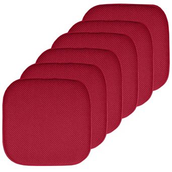 Sweet Home Memory Foam Honeycomb Non-Slip Chair Cushion 6-Pack
