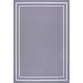 Sloane Classic 2-stripe Border Washable Area Rug