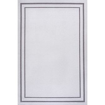 Sloane Classic 2-stripe Border Washable Area Rug