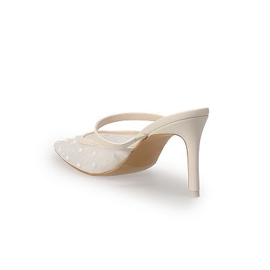 Apt. 9® Pointed Toe Women's Pearl Heels