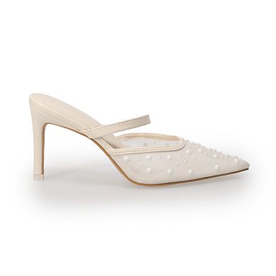 Apt. 9® Pointed Toe Women's Pearl Heels