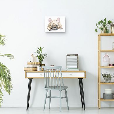 Frankie The French Bulldog Canvas Wall Art