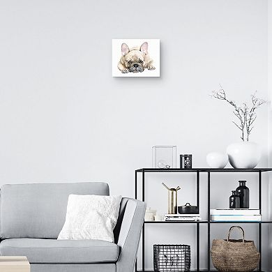 Frankie The French Bulldog Canvas Wall Art
