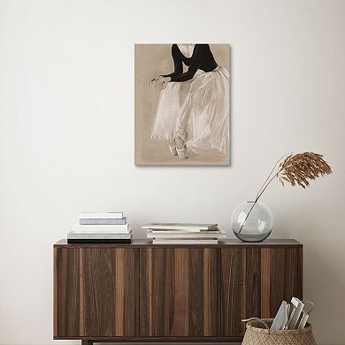 Ballet Study I Canvas Wall Art