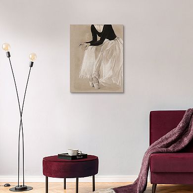 Ballet Study I Canvas Wall Art