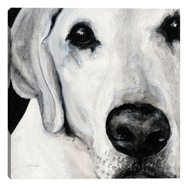 Sparta II Crop Dog Canvas Wall Art