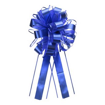 10 pc 11 Inch Extra Large Pull Bow Metallic Gift Wrapping Bows Ribbon for Wedding Baskets