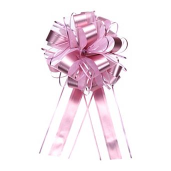 10 pc 11 Inch Extra Large Pull Bow Metallic Gift Wrapping Bows Ribbon for Wedding Baskets