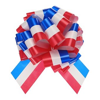 12 Inch Giant Large Pull Bow Big Metallic Car Bows Ribbon for Wedding Presents Wrapping, Multicolor