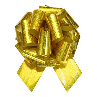 1 pc 12 Inch Giant Large Pull Bow Big Glitter Metallic Car Bows Ribbon for Wedding