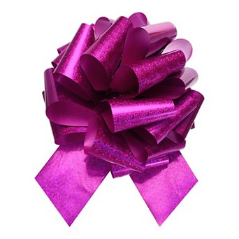1 pc 12 Inch Giant Large Pull Bow Big Glitter Metallic Car Bows Ribbon for Wedding