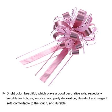 20 Pcs 11 Inch Extra Large Pull Bow Metallic Gift Wrapping Bows Ribbon Organza for Baskets Presents