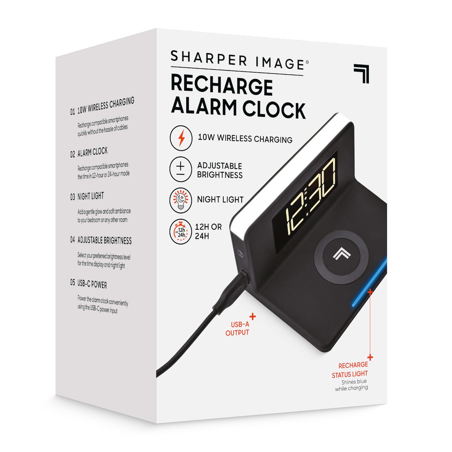 Sharper Image Digital Alarm Clock