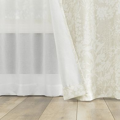 The Big One® Alley Sheer Grommet 4-Pack Window Curtain Set