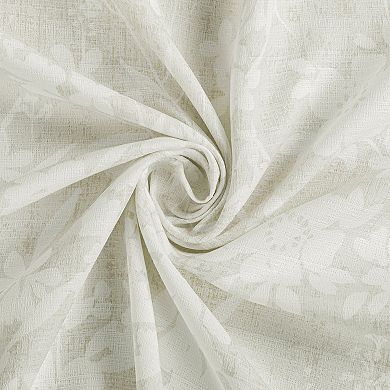 The Big One® Alley Sheer Grommet 4-Pack Window Curtain Set