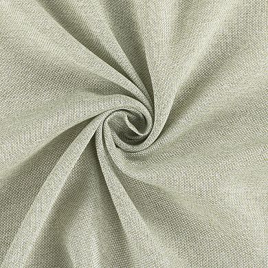 The Big One® Elrey Leaf Sheer Rod Pocket & Solid Grommet Set of 4 Window Curtain Panels