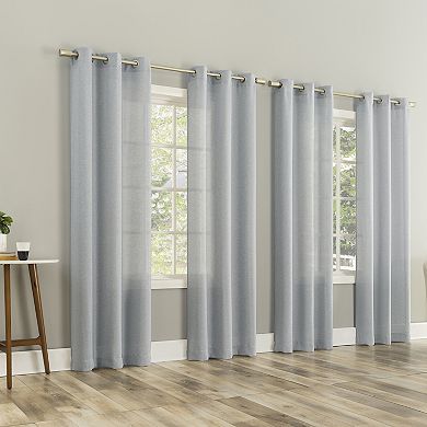 The Big One® Kaplan Sheer Grommet 4-Pack Window Curtain Set