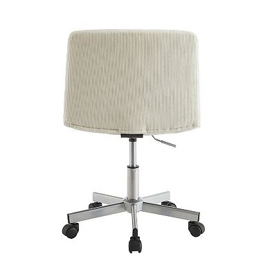 Aeropostale Corduroy Oversized Rolling Desk Chair