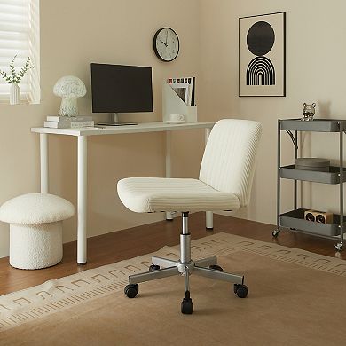 Aeropostale Corduroy Oversized Rolling Desk Chair