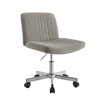 Aeropostale Corduroy Oversized Rolling Desk Chair
