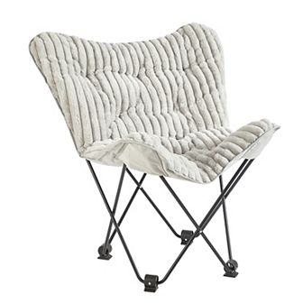 Aeropostale Faux Fur Butterfly Chair