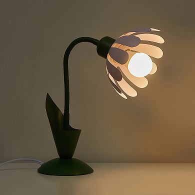 Aeropostale Floral Figural Lamp With Pencil Holder
