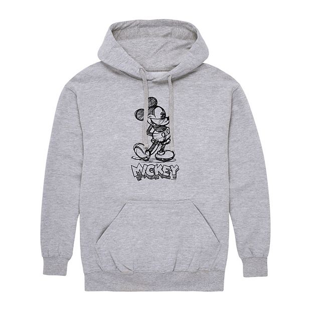 Disney's Mickey Mouse Men's Sketch Graphic Hoodie