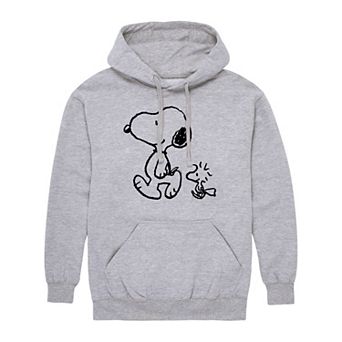 Men's Peanuts Snoopy & Woodstock Walk Graphic Hoodie