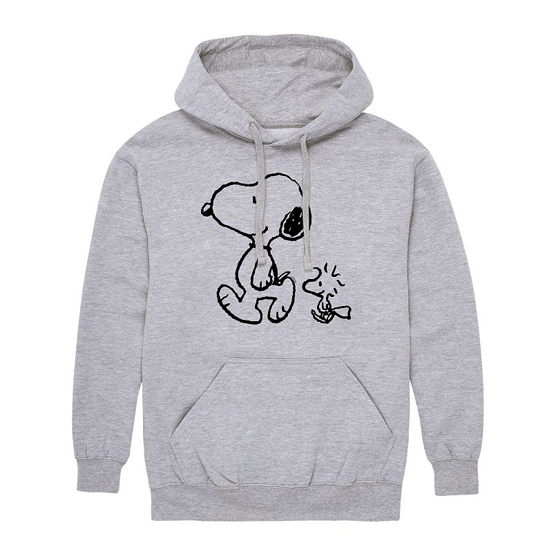 Men's Peanuts Snoopy & Woodstock Walk Graphic Hoodie