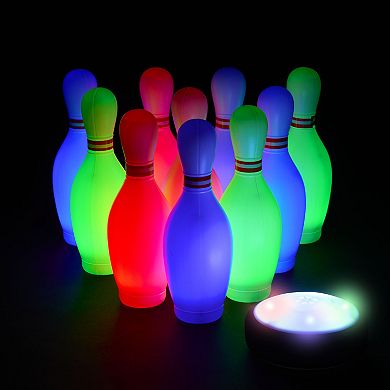 Black Series Light-Up Hover Bowling Set