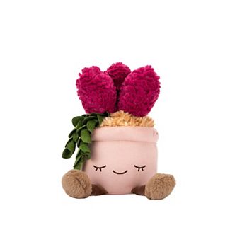 Russ Berrie 12-inch Pink Pot Succulent Plush Toy