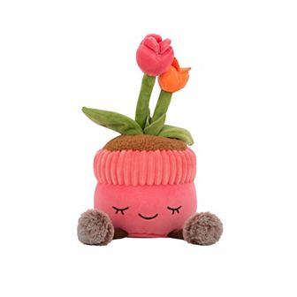 Russ Berrie 12-inch Potted Tulips Plush Toy
