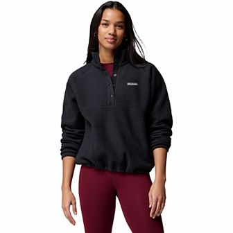 Women's Columbia Jasper Ridge Pebbled Fleece Half Snap Pullover