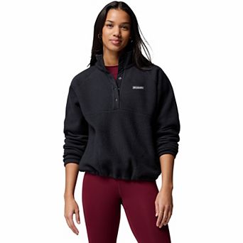Women's Columbia Jasper Ridge Pebbled Fleece Half Snap Pullover