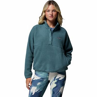 Women's Columbia Jasper Ridge Pebbled Fleece Half Snap Pullover