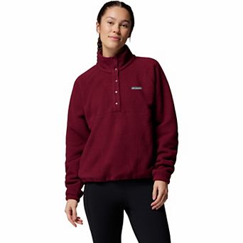 Women's Columbia Jasper Ridge Pebbled Fleece Half Snap Pullover